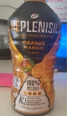 Orange Mango Flavor Electrolyte Hydration Beverage