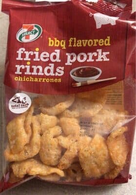 BBQ Flavored Fried Pork Rinds Chicharrones