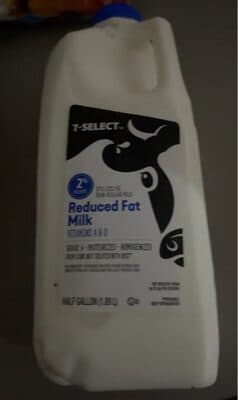 7-select Reduced fat milk