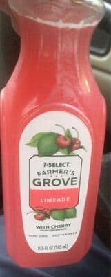 7 select farmers grove limeade with cherry