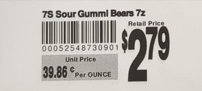 7S Sour Gummy Bears