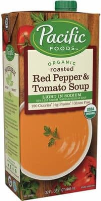 Organic Soup, Roasted Red Pepper & Tomato