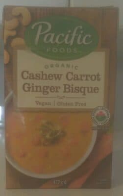 Cashew Carrot Ginger Bisque
