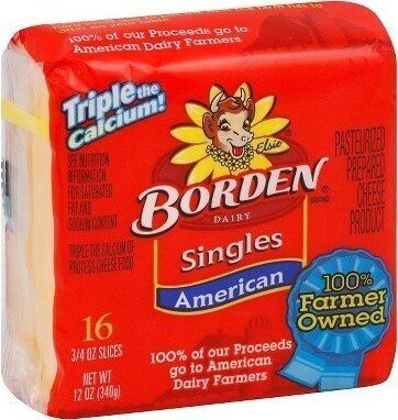 American Singles Pasteurized Prepared Cheese Product