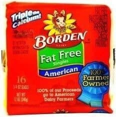 American Fat Free Singles Pasteurized Prepared Cheese Product