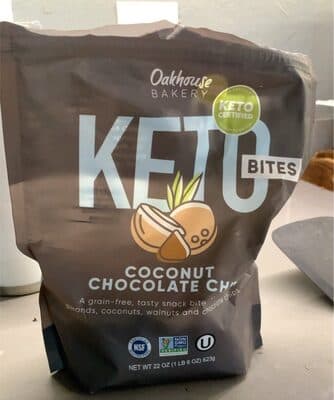 Keto Bites Coconut Chocolate Chip