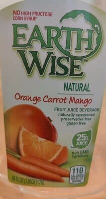 Orange Carrot Mango Fruit Juice Beverage