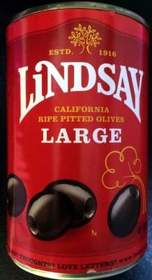 California Ripe Pitted Large Olives