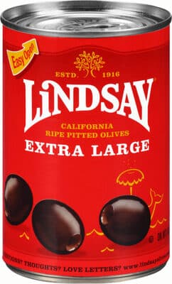 Mild & Nutty Black Ripe Pitted Extra Large Olives