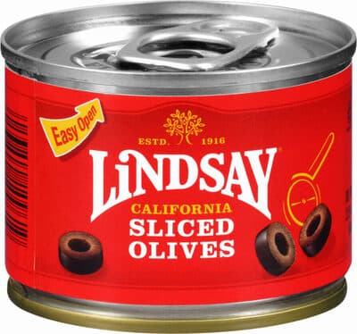 Black Ripe Olives Sliced Mild & Nutty