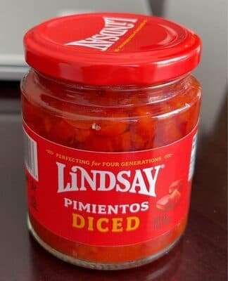 Pimientos Diced