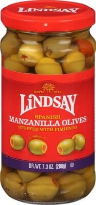 Spanish Manzanilla Olives Stuffed With Pimiento