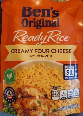 Ben's Original Ready Rice Creamy Four Cheese with Vermicelli Rice