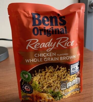 Ready Rice Chicken Flavored Whole Grain Brown