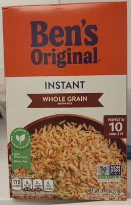 Instant Whole Grain Brown Rice