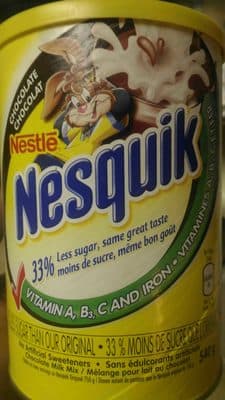 Nesquik Less Sugar