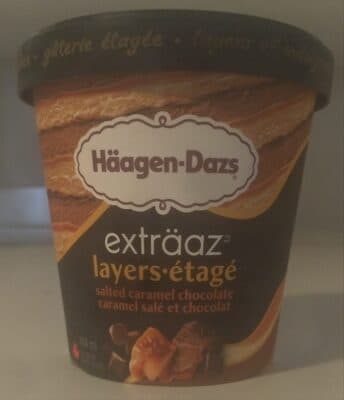 Salted Caramel Chocolate Extraz Layers Ice Cream