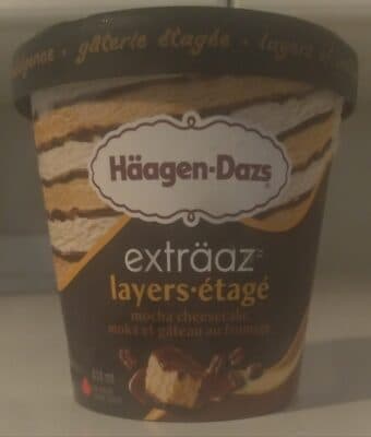 Mocha Cheesecake extraz Layers Ice Cream