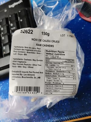 Raw Cashews