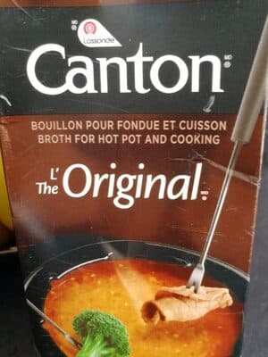 Canton - Bouillon pour fondue