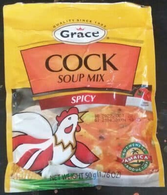 COCK FLAVORED SOUP MIX, COCK