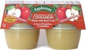 Applesauce With Cinnamon