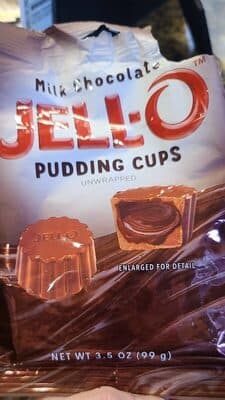 Jello o pudding cups