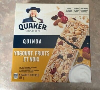 Barre Granola Quinoa Yogourt Noix