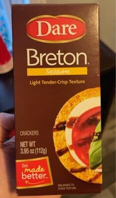 Sesame crackers