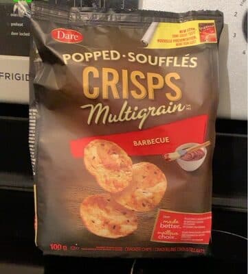 Breton Popped Supergrain Air Popped Crackers, Barbecue