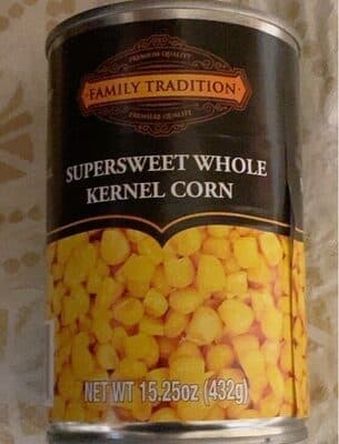 Supersweet Whole Kernel Corn