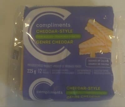 Cheddar-Style Cheese Slices