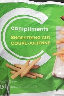 Frites surgeles coupe julienne