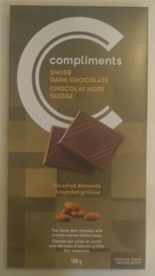 Swiss Dark Chocolate with Roasted Almonds
