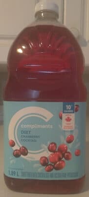 Diet Cranberry Cocktail