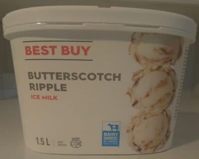 Butterscotch Ripple Ice Milk