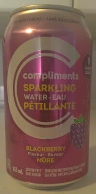 Blackberry Flavour Sparkling Water