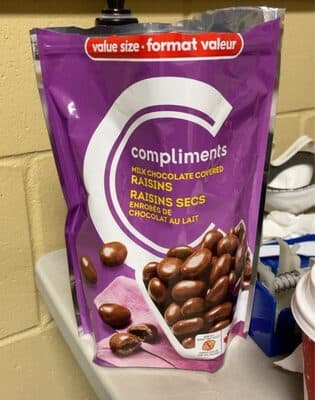 Raisin Sec Enrobé De Chocolat
