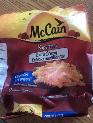 Frites extra croustillantes