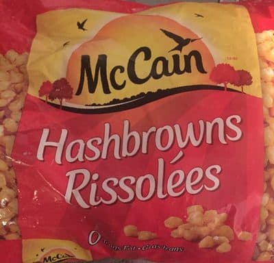 Hashbrowns rissoles