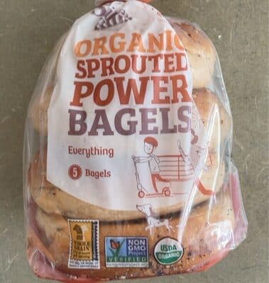Organic Sprouted Power Bagles - Everything