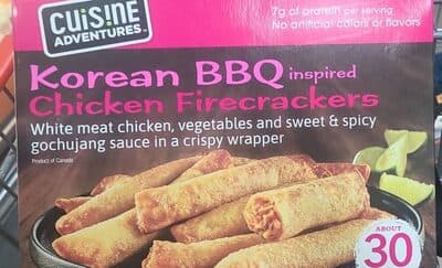 Korean BBQ Chicken Firecrackers