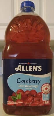 Cranberry Diet Beverage