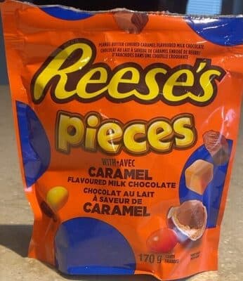 Reese's Pieces With Caramel Flavoured Milk Chocolate