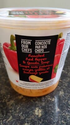Roasted Red Pepper and Gouda Soup