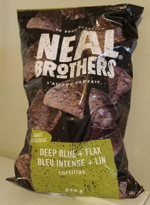 Organic Deep Blue + Flax Tortillas
