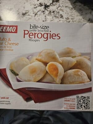 Potato & Cheddar Cheese Bite-Size Perogies