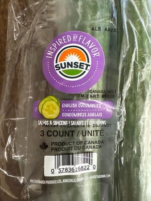 English cucumbers