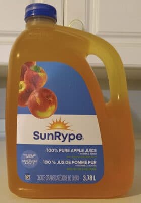 100% Pure Apple Juice