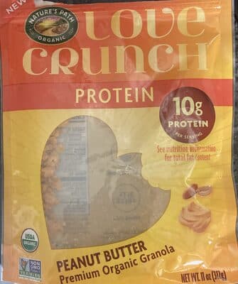 Love Crunch Protein Peanut Butter Premium Organic Granola